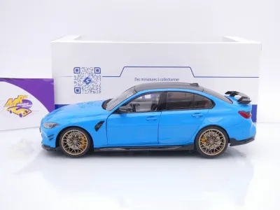 Preview: Solido S1814303 # BMW M3 G80 Performance Parts Baujahr 2024 " Daytonablau " 1:18
