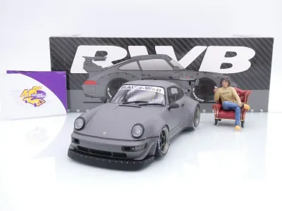 Solido S1807517 # Porsche 911 (964) RWB Rauh-Welt Baujahr 2024 " Nardograu " 1:18