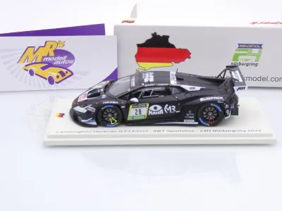 Preview: Spark SG1008 # Lamborghini Huracan GT3 #28 5th 24h Nürburgring 2025 " Team ABT Sportsline " 1:43