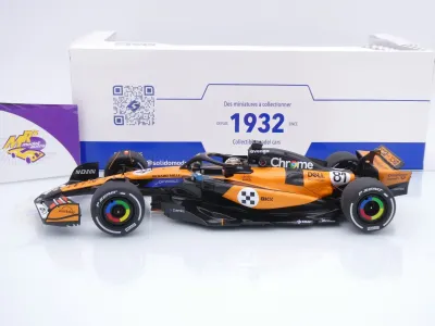 Preview: Solido S1818704 # McLaren MCL39 F1 #81 3rd Monaco GP 2025 " Oscar Piastri " 1:18