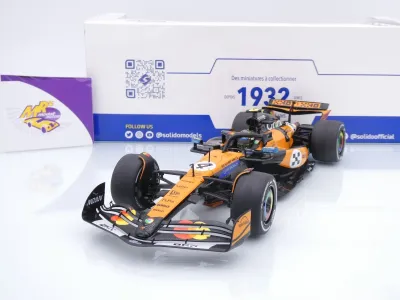 Solido S1818703 # McLaren MCL39 F1 #4 Win Monaco GP 2025 " Lando Norris " 1:18
