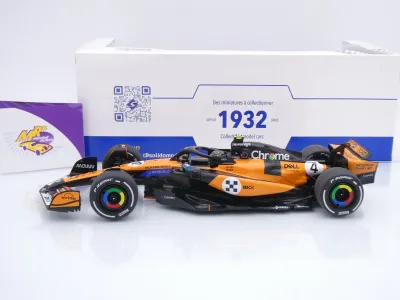 Preview: Solido S1818703 # McLaren MCL39 F1 #4 Win Monaco GP 2025 " Lando Norris " 1:18