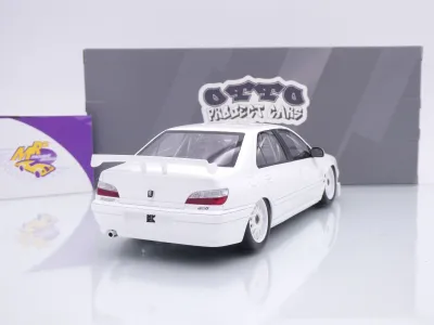 Preview: Ottomobile OT1284 # Peugeot 406 Baujahr 2024 weiß " Khyzyl Saleem " 1:18