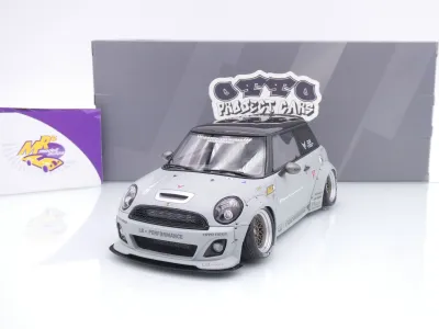 Ottomobile OT1212 # Mini Cooper R56 Baujahr 2015 " Liberty Walk LB-Nation " 1:18