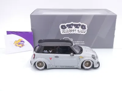 Preview: Ottomobile OT1212 # Mini Cooper R56 Baujahr 2015 " Liberty Walk LB-Nation " 1:18