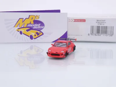 Micro City  Herpa 87MC000074 # Toyota GT86 Bj. 2012-2020 " Pandem / rot " 1:87