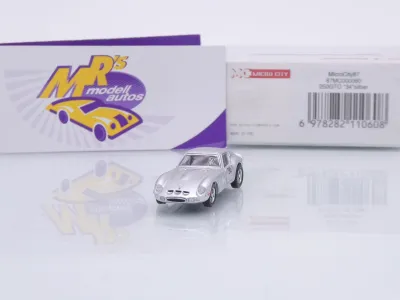 Micro City Herpa 87MC000060 # Ferrari 250 GTO #34 Baujahr 1962-64 " silbermetallic " 1:87