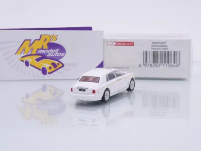 Preview: Micro City Herpa 87MC000065 # Rolls Royce Phantom VIII Baujahr 2018-22 " weiß " 1:87