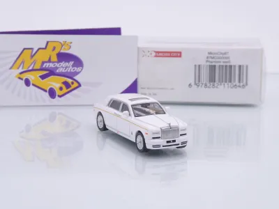 Preview: Micro City Herpa 87MC000065 # Rolls Royce Phantom VIII Baujahr 2018-22 " weiß " 1:87