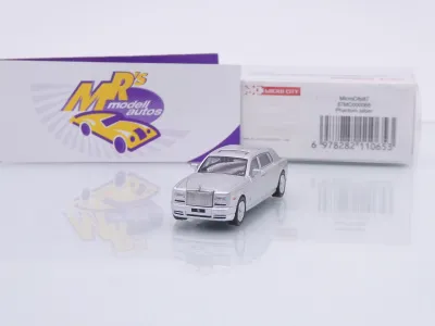 Micro City Herpa 87MC000066 # Rolls Royce Phantom VIII Baujahr 2018-22 " silbermetallic " 1:87