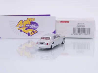 Preview: Micro City Herpa 87MC000066 # Rolls Royce Phantom VIII Baujahr 2018-22 " silbermetallic " 1:87
