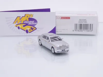 Preview: Micro City Herpa 87MC000066 # Rolls Royce Phantom VIII Baujahr 2018-22 " silbermetallic " 1:87