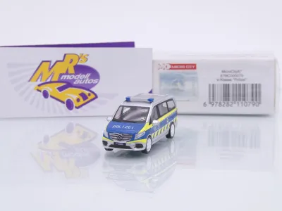 Micro City Herpa 87MC000079 # Mercedes-Benz V-Klasse Baujahr 2014-2019 " Polizei " 1:87