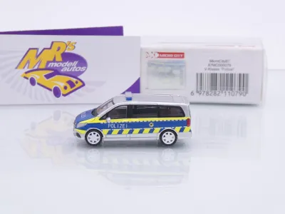 Preview: Micro City Herpa 87MC000079 # Mercedes-Benz V-Klasse Baujahr 2014-2019 " Polizei " 1:87