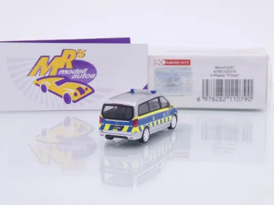 Preview: Micro City Herpa 87MC000079 # Mercedes-Benz V-Klasse Baujahr 2014-2019 " Polizei " 1:87