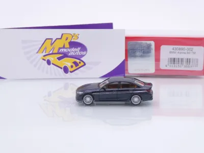 Preview: Herpa 430890-002 # BMW Alpina B3 Limousine " arcticraceblau-metallic " 1:87