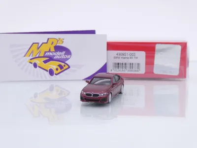 Herpa 430951-003 # BMW Alpina B5 Limousine " montegirotmetallic " 1:87