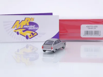 Preview: Herpa 430722-005 # Citroen GS Limousine Baujahr 1970-1981 " silbermetallic " 1:87