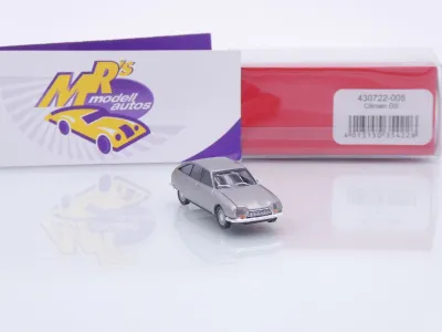 Preview: Herpa 430722-005 # Citroen GS Limousine Baujahr 1970-1981 " silbermetallic " 1:87