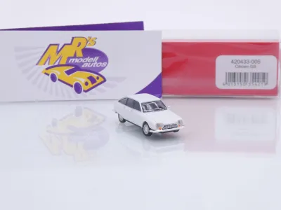 Preview: Herpa 430433-005 # Citroen GS Limousine Baujahr 1970-1981 " schneeweiß " 1:87