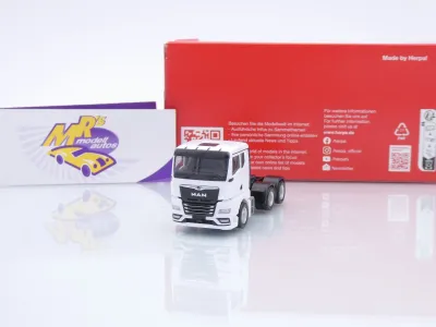 Herpa 320559 # MAN TGX GN 3-achs Zugmaschine " weiß " 1:87