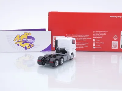 Preview: Herpa 320559 # MAN TGX GN 3-achs Zugmaschine " weiß " 1:87