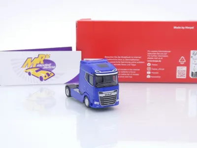 Preview: Herpa 320887 # DAF XG Facelift 2-achs Zugmaschine " blau " 1:87