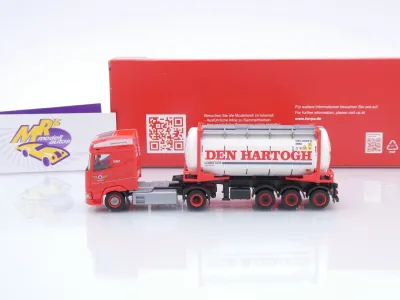Preview: Herpa 320344 # DAF XG Swapcontainer-Sattelzug " Den Hartogh Logistics " 1:87