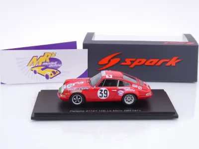 Preview: Spark S9765 # Porsche 911 ST #39 11th 24h Le Mans 1971 " Verrier Foucault " 1:43
