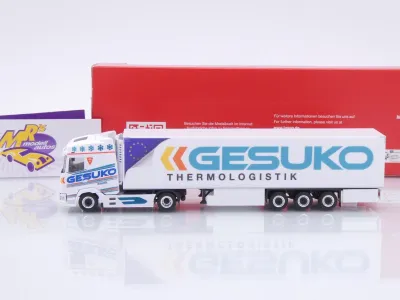 Preview: Herpa 320641 # DAF XG Kühlkoffer-Sattelzug " Gesuko Thermologistik " 1:87
