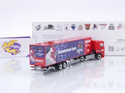 Preview: Herpa 962063 # Iveco S-Way Kühlkoffer-SZ " Penny DEL / Iserlohn Roosters " 1:87