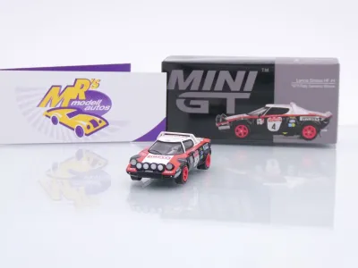 TSM MINI GT MGT01084-L # Lancia Stratos HF #4 " Winner Rally Sanremo 1978 " 1:64