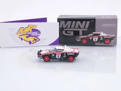 Preview: TSM MINI GT MGT01084-L # Lancia Stratos HF #4 " Winner Rally Sanremo 1978 " 1:64