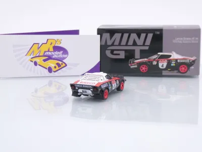 Preview: TSM MINI GT MGT01084-L # Lancia Stratos HF #4 " Winner Rally Sanremo 1978 " 1:64