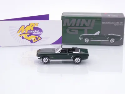 Preview: TSM MINI GT MGT01166-L # FORD Mustang Cabrio Baujahr 1964 " Highland Green " 1:64