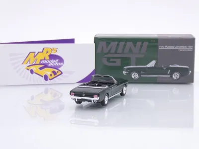 Preview: TSM MINI GT MGT01166-L # FORD Mustang Cabrio Baujahr 1964 " Highland Green " 1:64