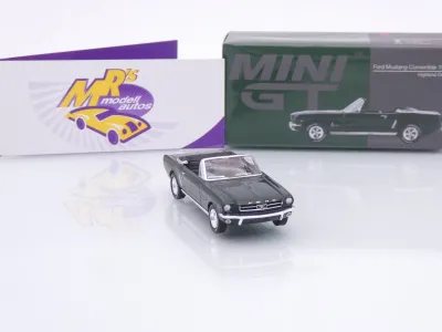 Preview: TSM MINI GT MGT01166-L # FORD Mustang Cabrio Baujahr 1964 " Highland Green " 1:64