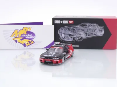 TSM MINI GT KHMG191 # Nissan Skyline GT-R #33 " Kaido House / Works Advan " 1:64