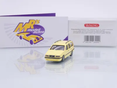 Wiking 0264 09 # Volvo 850 Kombi Baujahr 1993-96 " hellgelb " 1:87