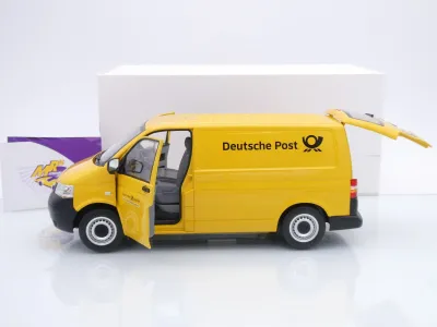 Norev 188617 # Volkswagen VW T5 Transporter Kasten 2003 gelb " Deutsche Post " 1:18