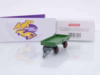 Wiking 0879 06 # Landwirtschaftlicher Anhänger Baujahr 1968-82 " grün " 1:87