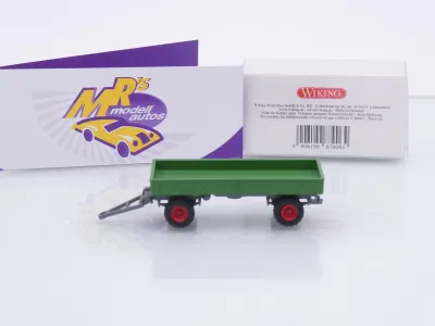 Preview: Wiking 0879 06 # Landwirtschaftlicher Anhänger Baujahr 1968-82 " grün " 1:87