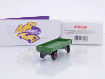 Preview: Wiking 0879 06 # Landwirtschaftlicher Anhänger Baujahr 1968-82 " grün " 1:87