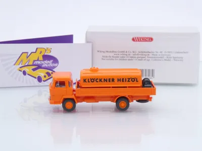 Preview: Wiking 0808 98 # Magirus LKW mit Öltank Baujahr 1963-73 " Klöckner Heizöl " 1:87