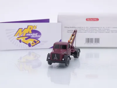 Wiking 0631 05 # Magirus-Deutz Abschleppwagen Baujahr 1958-64 " weinrot " 1:87