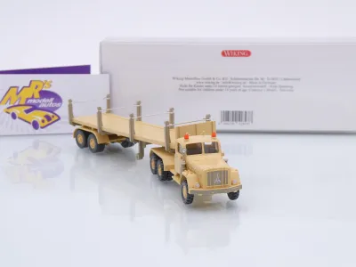 Preview: Wiking 0518 43 # Magirus Uranus 3/2-achs Rungensattelzug Baujahr 1957-71 " Sandgelb " 1:87