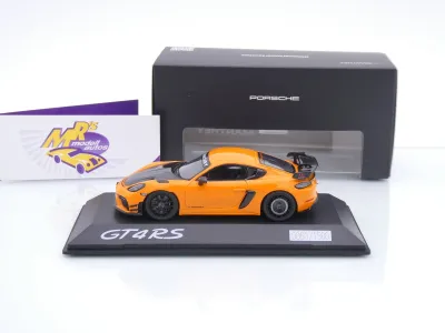 Preview: Spark WAP0206040TCAY # Porsche 718 982 GT4 RS Manthey Kit Baujahr 2024 " Pastellorange " 1:43