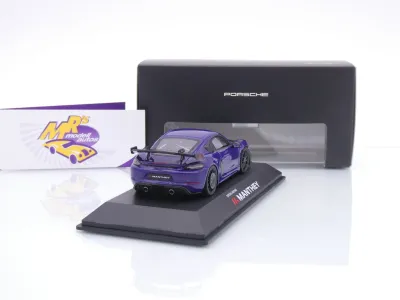 Preview: Spark WAP0206030TCAY # Porsche 718 982 GT4 RS Manthey Kit Baujahr 2024 " Ultraviolett " 1:43