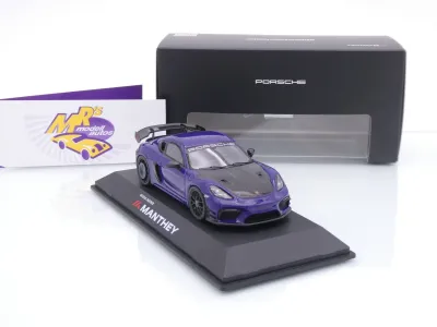 Preview: Spark WAP0206030TCAY # Porsche 718 982 GT4 RS Manthey Kit Baujahr 2024 " Ultraviolett " 1:43
