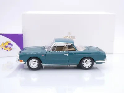 Preview: Norev 188648 # Volkswagen VW Karmann Ghia 1500 Baujahr 1963 " Smaragdgrün " 1:18